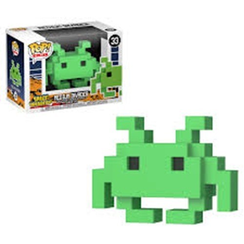 Funko Pop 8-Bit Space Invaders Medium Invader Green Limited Edition #33 New