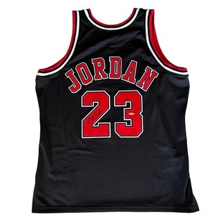 Michael Jordan Signed Chicago 1997 98 Bulls Black Autographed Jersey UDA