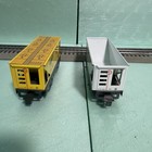 Lot of 2 Modern Marx Domino Sugar Hopper Car 4-Wheel rare hard to find white — photo 4