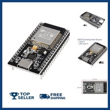 ESP32 ESP-WROOM-32 Wifi and Bluetooth Development Board, 38-Pin, with USB Type-C