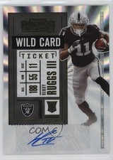 2020 Contenders RPS Wild Card Ticket /100 Henry Ruggs III Rookie Auto RC lz7. rookie card picture