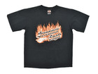 Harley Davidson Screamin' Eagle Graphic T Shirt Black Men's Size M Flame Logo