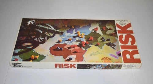 Vintage RISK Board Game 1975 , 1980 Parker Brothers World Conquest - Complete