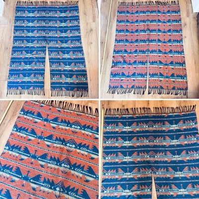 Wendeponcho mexikanischer Wolle Serape 50x70 - Southwestern Azteken-Stil Decke