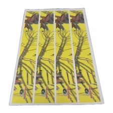 12 Pack 7" Arrow Wraps: Yellow Mossy Oak Camouflage Camo: Vinyl Stickers
