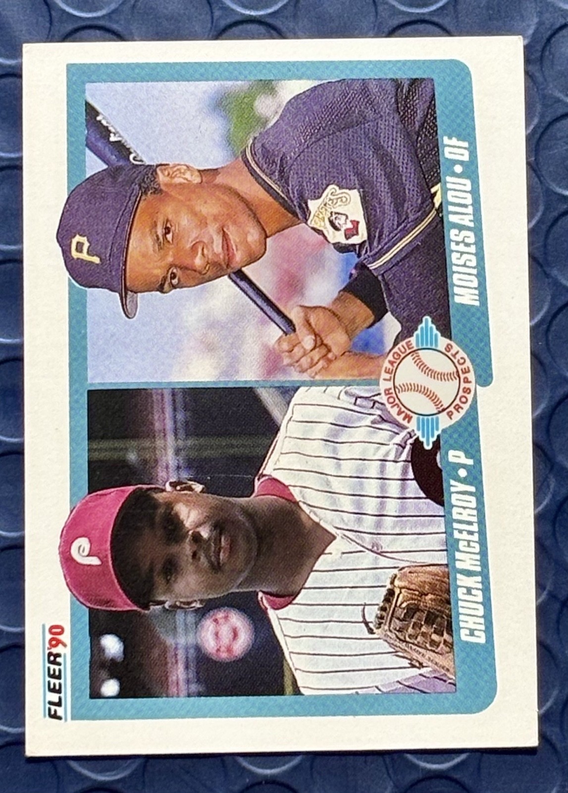 1990 Fleer - Major League Prospects Moises Alou, Chuck McElroy #650 (RC)