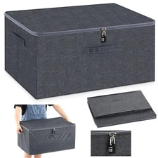 23.6 x 15.8 x 11.8 Inch Lockable Adult Toy Box Storage Organizer Adult Toy Ba...
