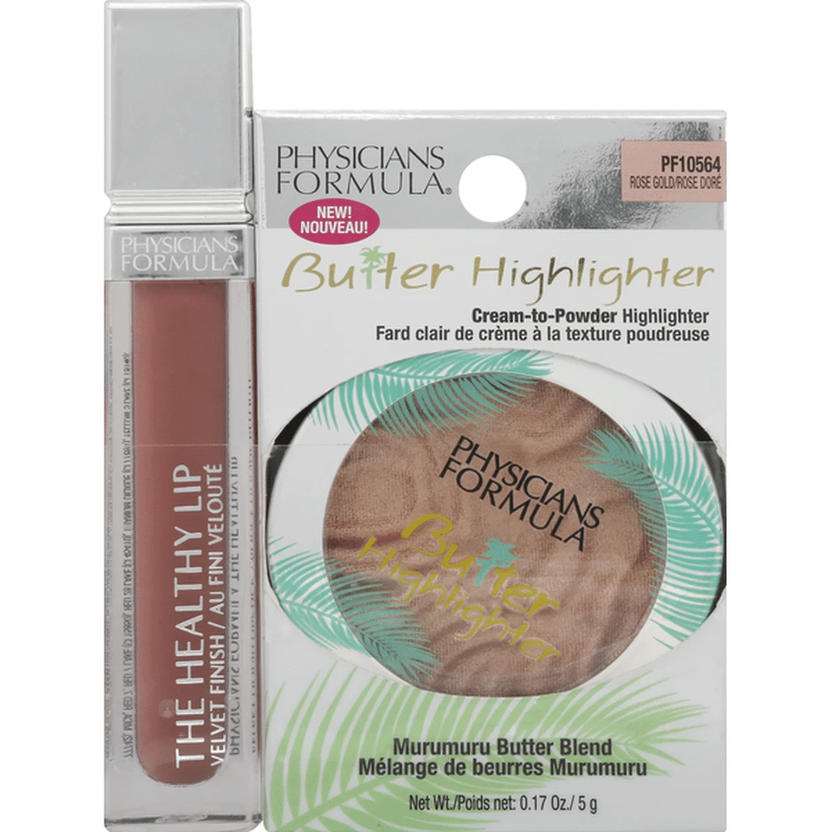 Physicians Formula Butter Highlighter Rose Gold & The Healthy Lip Bare With Me
Opens in a new window
