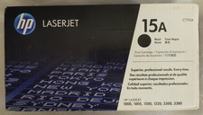 Genuine HP 15A C7115A Black Toner Cartridge for LaserJet 1000 1200 3300 Sealed