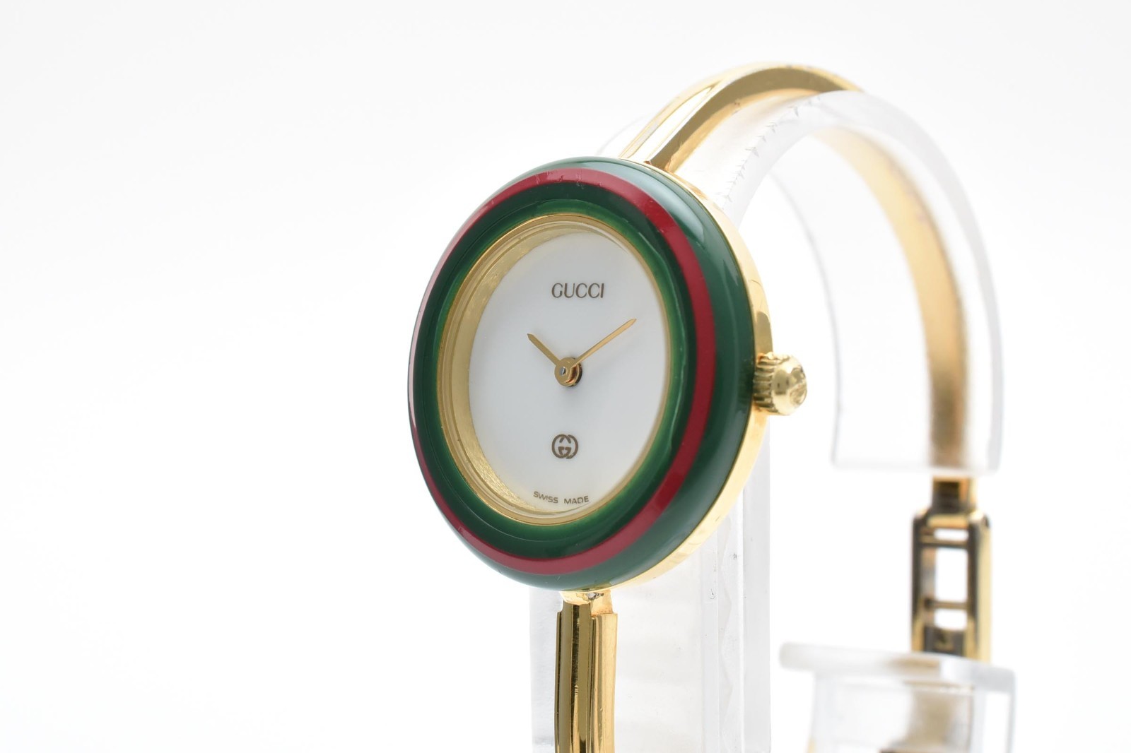 [Excellent+5] GUCCI 1100-L Change Bezel Quartz White Dial Ladies Vintage JAPAN thumbnail 9