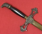 Pre-Civil War Militia Eagle Head Sword W.V.C Shield Circa 1830-50