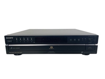 Sony SCD-CE595 CD Player 5-fach Wechsler Schwarz SACD Teildefekt bitte lesen