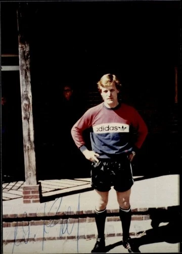 Photo footballer Wolfgang Kampf, Hamburger SV, autograph - 11493134