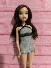 2008 Barbie My Scene Club Night Disco Delancey Used Doll