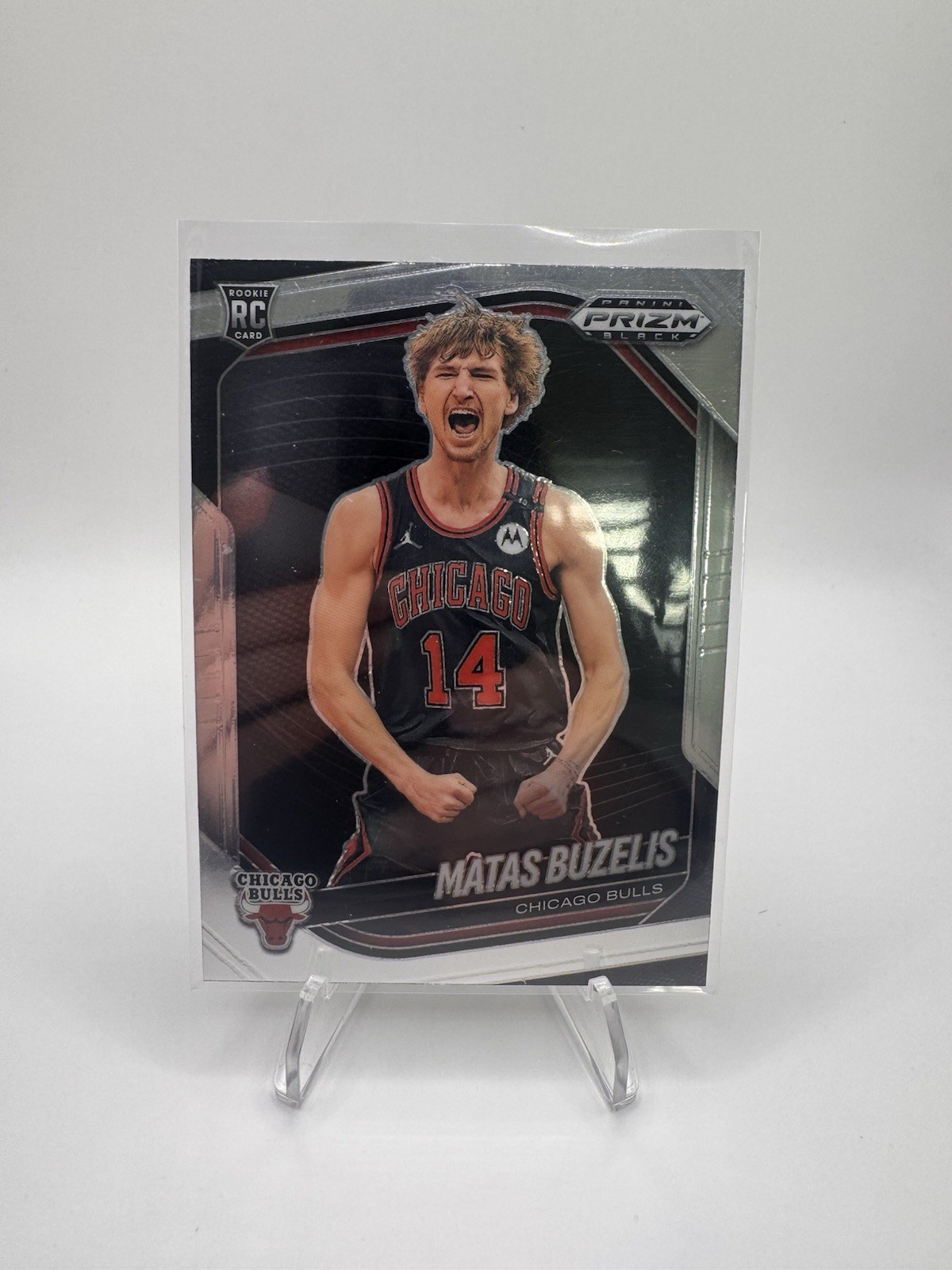 2024-25 Panini Prizm Black - Matas Buzelis, Matas Buzelis #41 (RC)