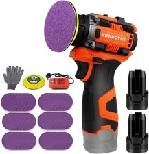 Brushless Small Sander with 36PCS Sandpapers 2 Variable Speed Cordless Sander