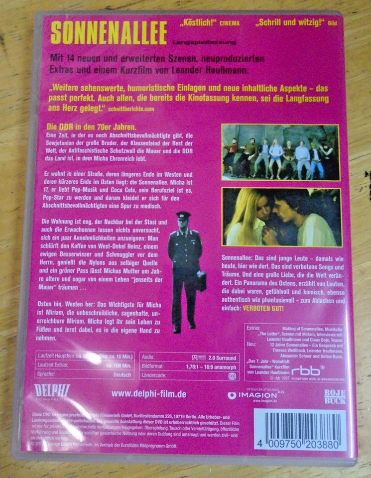Sonnen Allee / Sun Alley (1999) - DVD - German - Region 2 - Rare - VGC - Bild 2 von 4