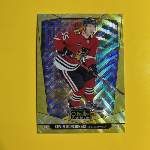 🐶 2024-25 OPC Platinum Kevin Korchinski Neon Yellow Surge #151 - Bild 1 von 2