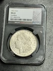 1921 S Morgan Silver Dollar Graded NGC Vault Box MS63 Gem BU $1 Coin (Slab3675)