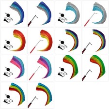 Play Silk Scarf Silk Veil Poi Streamer Thrown Ball Silk Veil with Poi Chain Ball