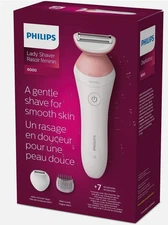 Philips Beauty Lady Electric Shaver Series 6000 || BRL146/00 White WOMAN SHAVER