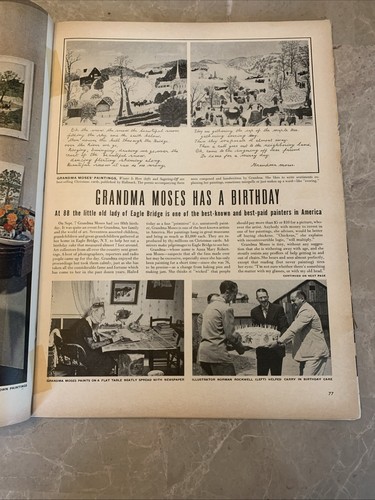 Life Magazine October 25, 1948 Grandma Moses / University of California 7A - Picture 13 of 14