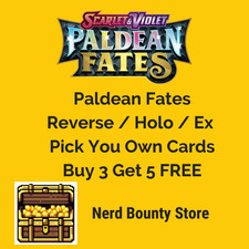 Pokemon - Paldean Fates - Reverse/Holo/ex - Selbst aussuchen - 3 kaufen 5 gratis erhalten