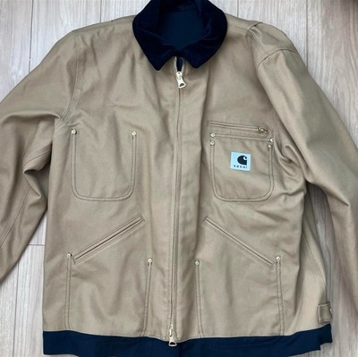 sacai Carhartt WIP Reversible Duck Jacket Size M Excellent