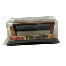 Vintage SMITH’S Tri-Hone Three Stone Knife Sharpening System in Original Box