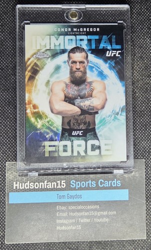 Conor McGregor #IF-16 2026 Topps Chrome UFC Immortal Force card