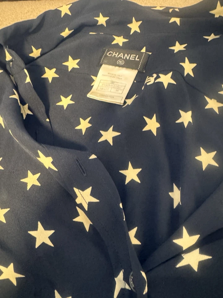 blusa vintage star chanel Foto 3 de 4