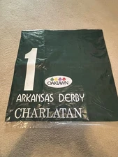 Arkansas Derby Saddle Cloth New still in bag Charlatan $4M winner