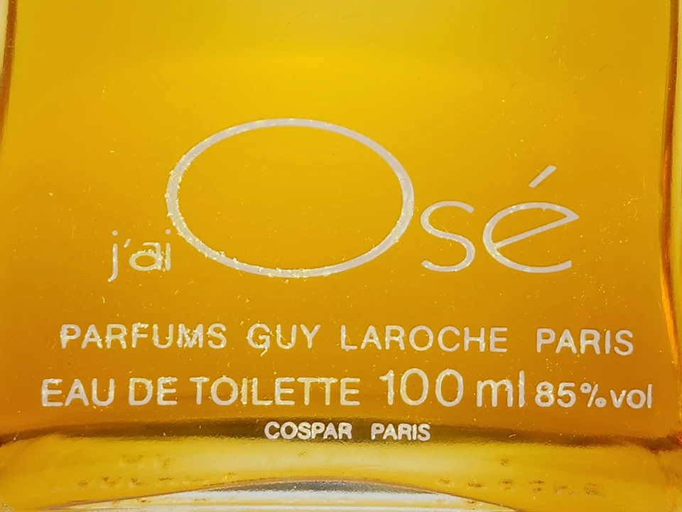 VTG 1978 J'AI OSE by GUY LAROCHE 100ml/3.4 oz EAU De TOILETTE SPRAY*NOS with Box - Image 3 of 4
