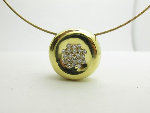 RARE VINTAGE SIGNED ROBERT LEE MORRIS RLM 18kt DIAMOND 16'' CHOKER NECKLACE - Picture 5 of 8
