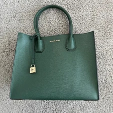 MK Mercer Studio Large Convertible Tote Moss Green