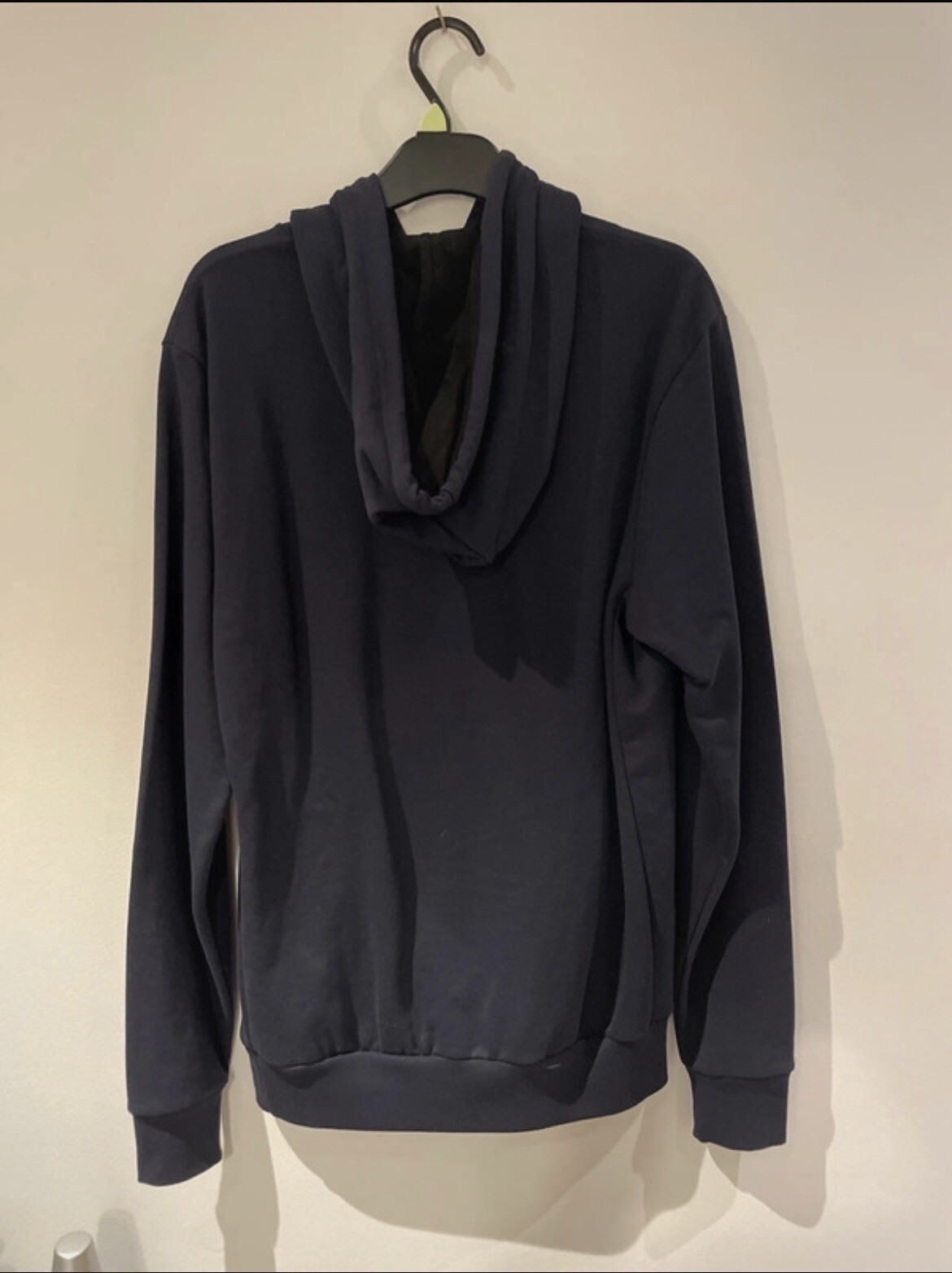 Mens navy blue Paul Smith hoodie with pockets 100percent organic cotton size small NWT image 8