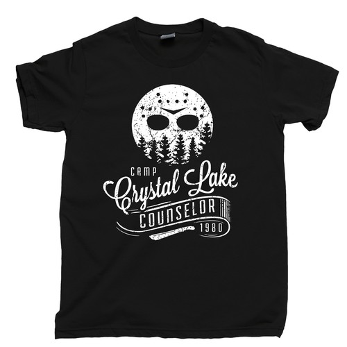 Camp Crystal Lake Counselor T Shirt Jason Hockey Mask TGIF Machete Tee - 第 4/8 張圖片