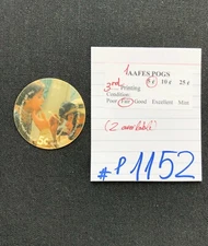 AAFES POGS, 3rd Series/Printing,1 POGS, 5¢, #P1152, FAIR