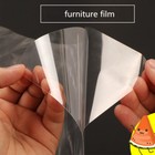 2mil Furniture Film Glossy Clear Protection Wrap Film Table Desk Kitchen Sticker