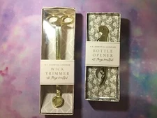 Margot Elena Wick Trimmer & Bottle Opener Set –Elegant Tools– NIB Essential Lux