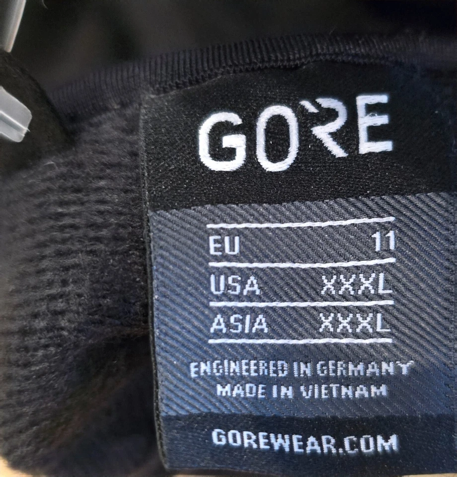 Guantes de ciclismo Gor-Tex Gortex 3XL Infinium térmicos divididos 100656 negros. Foto 2 de 4