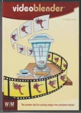 VideoBlender w/ Manual PC MAC CD turn images pictures into animated movies BOX