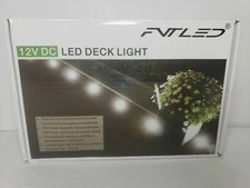 10Pcs LED Deck Step Stair Light Outdoor Landscape Yard Lighting Low Voltage Kit