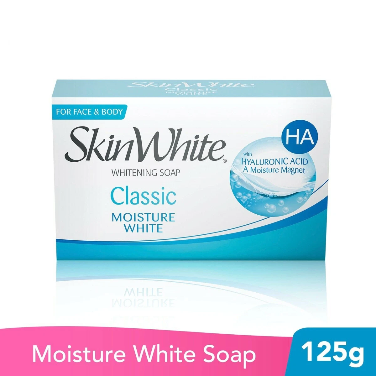 White cheap skin soap