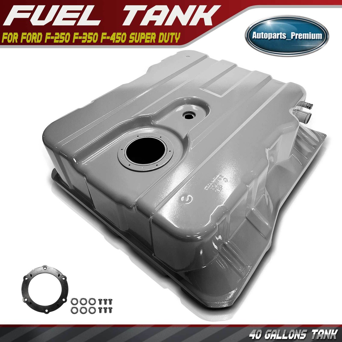 40 Gallons Fuel Tank for Ford F-250 F-350 F-450 F-550 Super Duty