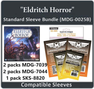 Eldritch Horror: Forsaken Lore Compatible Card Sleeve Bundle | Shop Retro Video Games and More Standard Protection