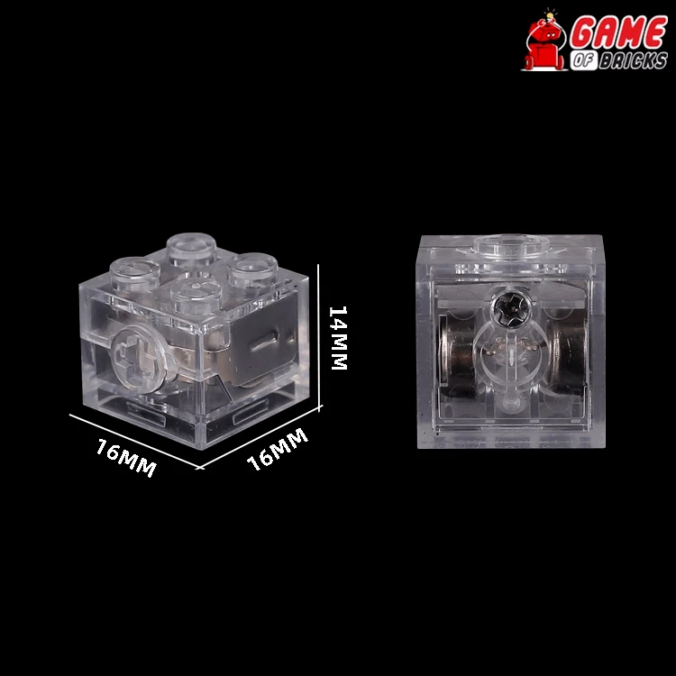 Game of Bricks tijolos de luz LED para LEGO (tijolos flash multicoloridos / pacote com 30) - Imagem 4 de 4