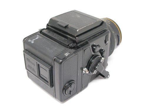 Cámara SLR de formato medio Zenza Bronica SQ-B con lente 80 mm f2,8, WLF y parte posterior de película - Imagen 7 de 14