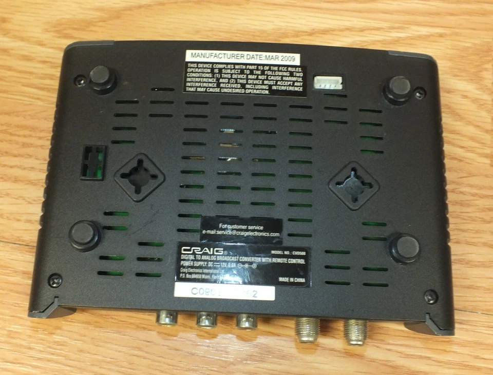 Craig (CVD508) Digital to Analog Broadcast Converter - Image 4 of 4