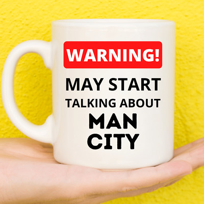 Warning Man City Becher | Mann Stadt Geschenke | Geschenke für Mann Stadtliebhaber | Geburtstagstasse